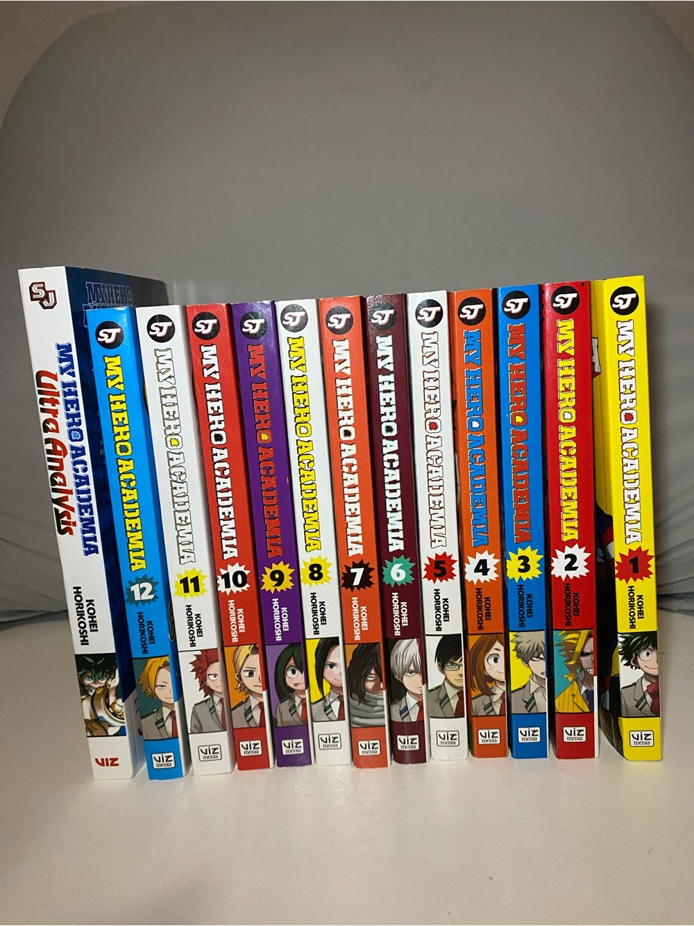 My Hero Academia Manga Volumes 1-12 plus Ultra Analysis Character Book